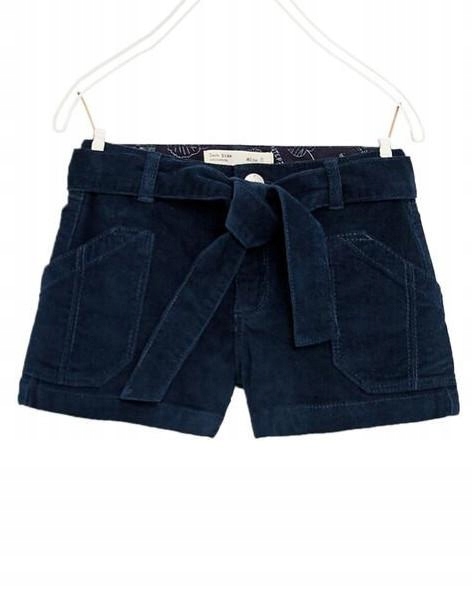 P3U136 ZARA KIDS__MD6 KRÓTKIE SPODENKI PRĄŻKI__140