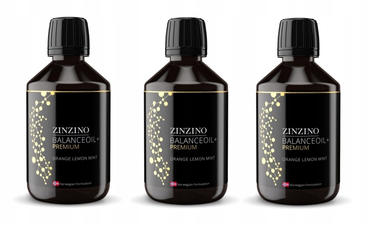 ZESTAW 3 sztuki ZINZINO BalanceOil+ Premium 300 ml