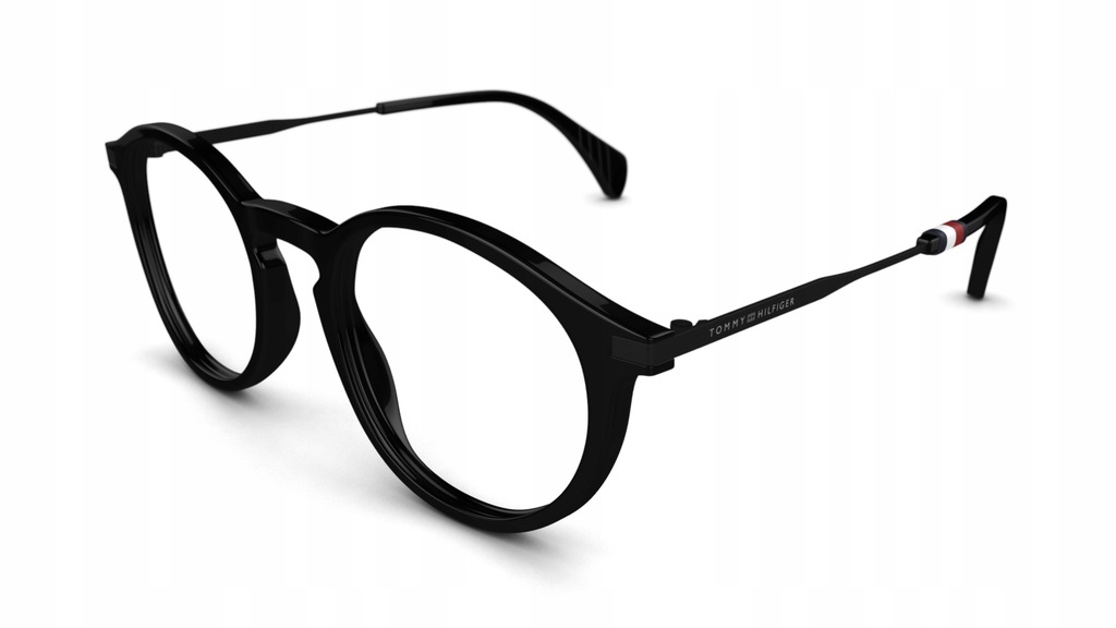 Tommy Hilfiger TH 92 BLACK 50mm oprawki okularowe 8357484227 oficjalne archiwum Allegro