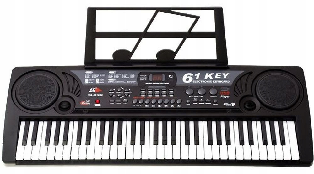 KEYBOARD dla dzieci organy USB zasilacz mikrofon