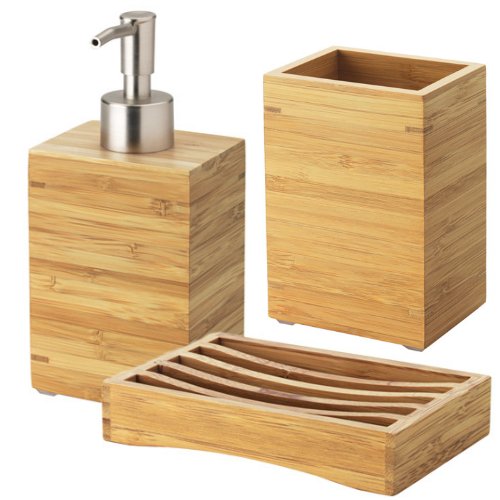  Набор для ванной из бамбука, 3 предмета ДРАГАН IKEA: отзывы .