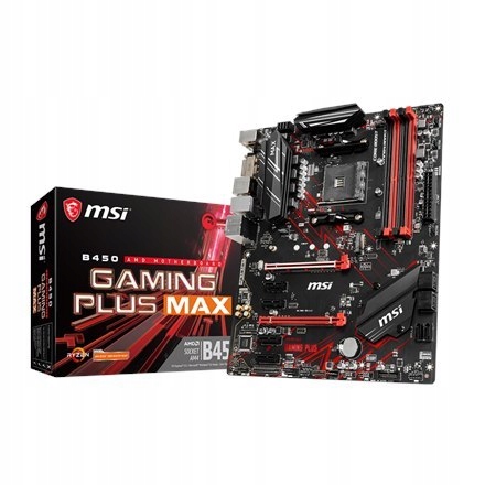 MSI B450 GAMING PLUS MAX Rodzina procesorów AMD Gniazdo procesora AM4 DDR4