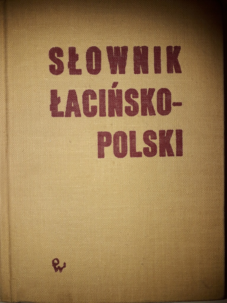 Słownik łacińsko-polski 1970