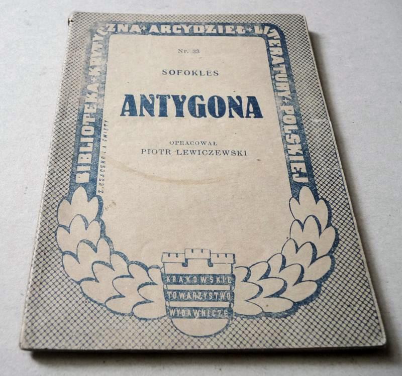 ANTYGONA - Sofokles (wydanie z 1947)