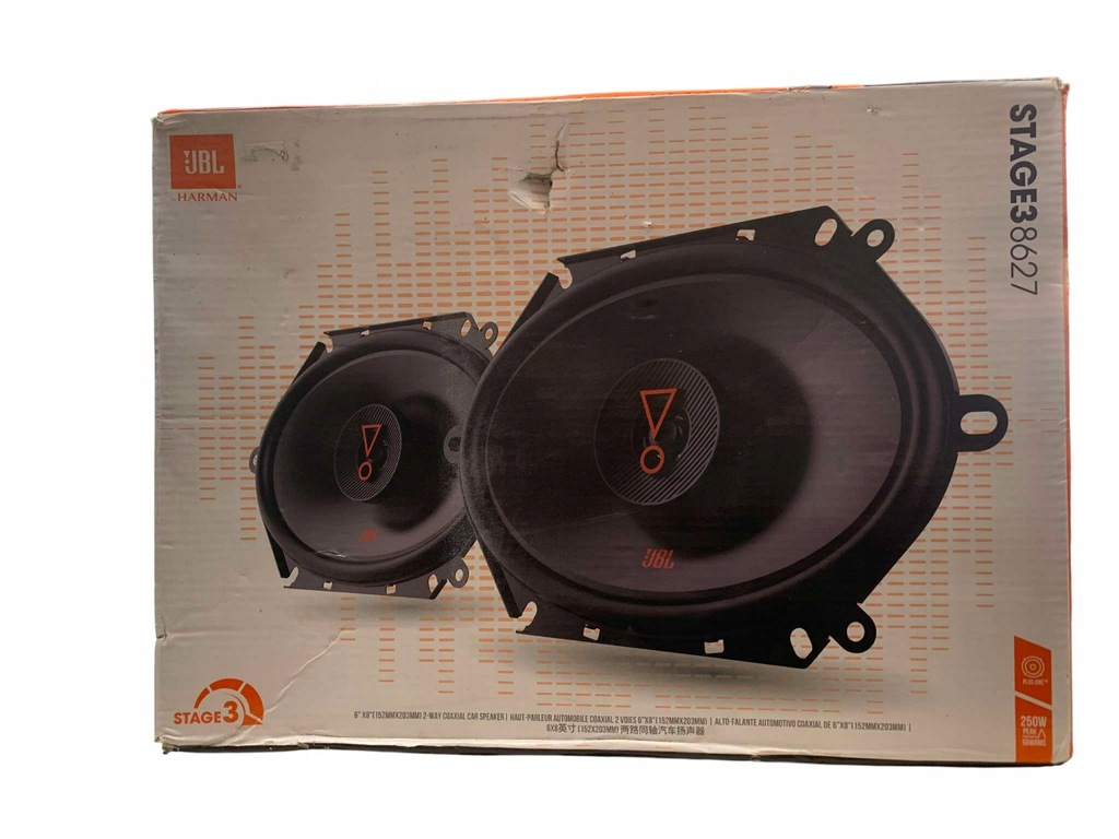 Głośniki samochodowe JBL Stage 3 8627 250W