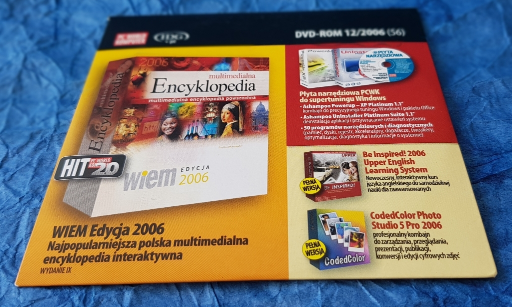 PŁYTA DVD ROM Z PC WORLD KOMPUTER 12/2006(56)