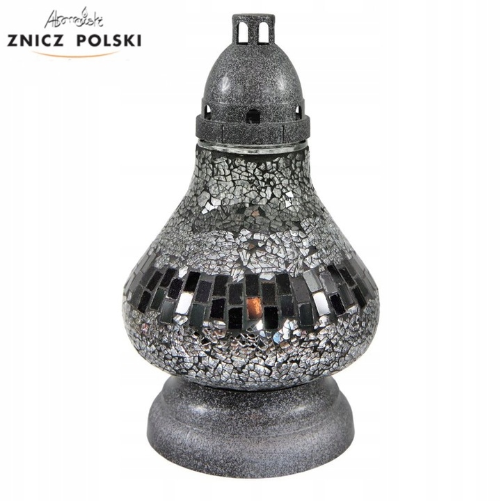 ZNICZ - WITRAŻ KARAFA MINI SREBRNA lampion