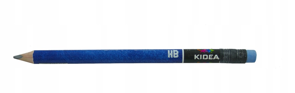 Kidea ołówek trójkątny gruby z gumką HB
