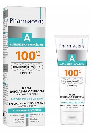 PHARMACERIS A KREM SPECJALNA OCHRONA SPF 100 MEDIC