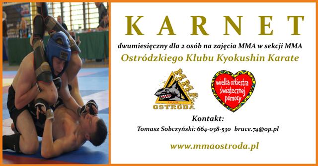 Ostróda - Karnet na MMA dla 2 osób (2 miesiące)