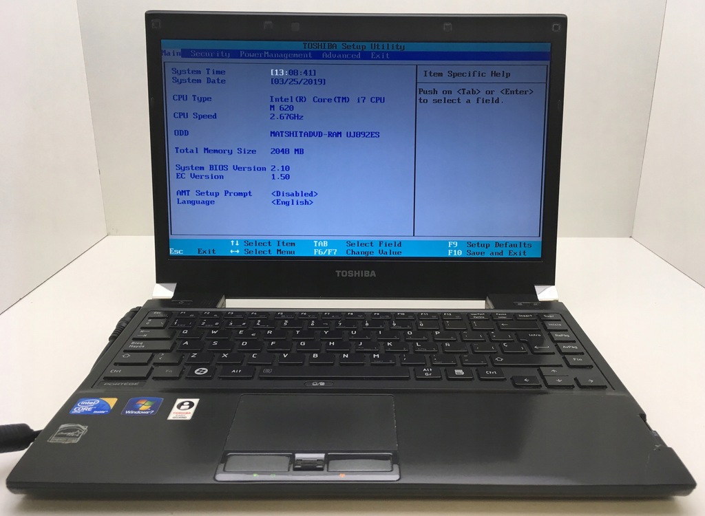 LAPTOP TOSHIBA R700-11Z i7-620M SPRAWNY - 8143704605 - oficjalne ...