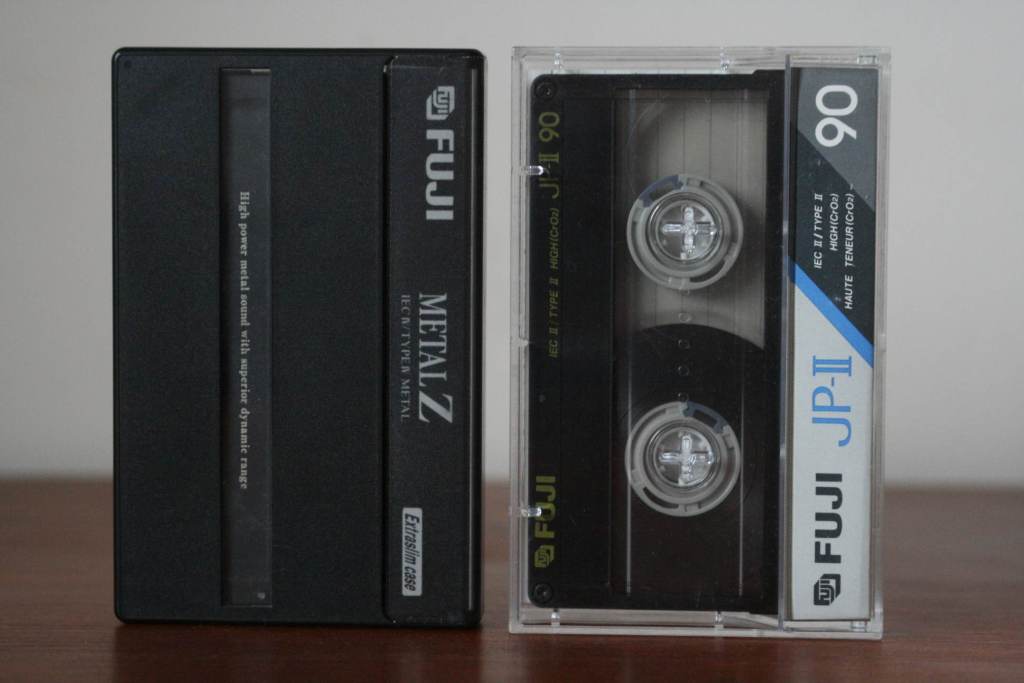 kasety 2 szt Fuji (Metal-Z 60 + JP-II 90 chrom)