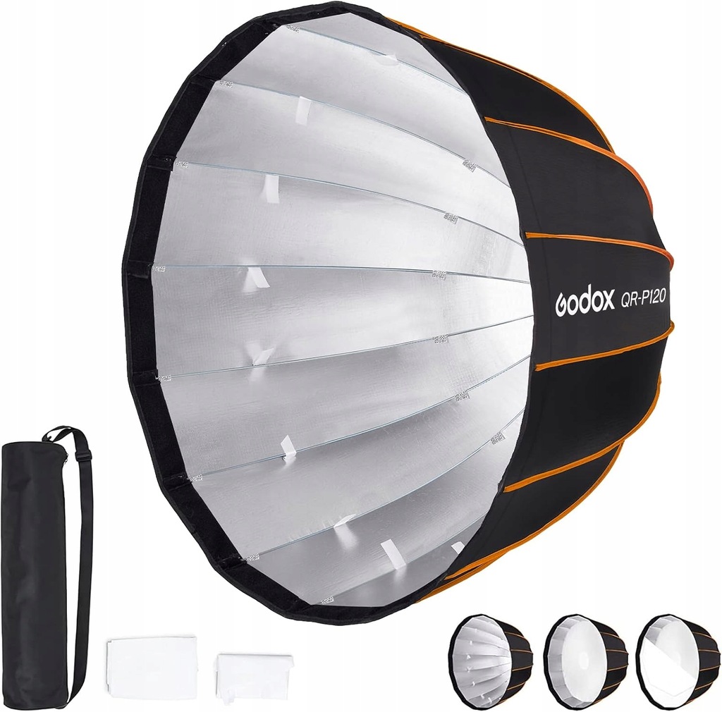 GODOX QR-P120 120 cm/47.24 in Deep Parabolic Softbox z szybkim zapięciem