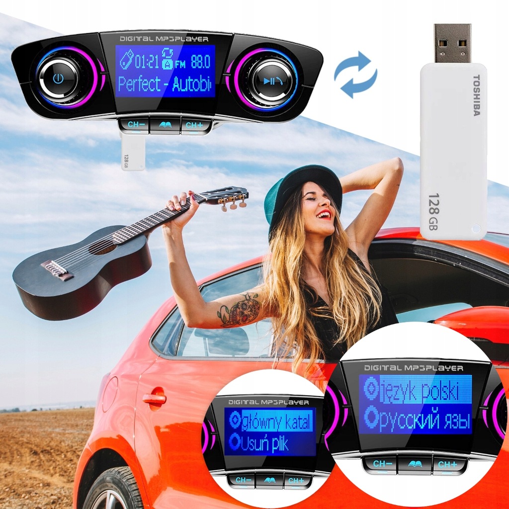 Купить FM-ПЕРЕДАТЧИК BLUETOOTH 5.0 USB многофункциональный 8 в 1: отзывы, фото, характеристики в интерне-магазине Aredi.ru