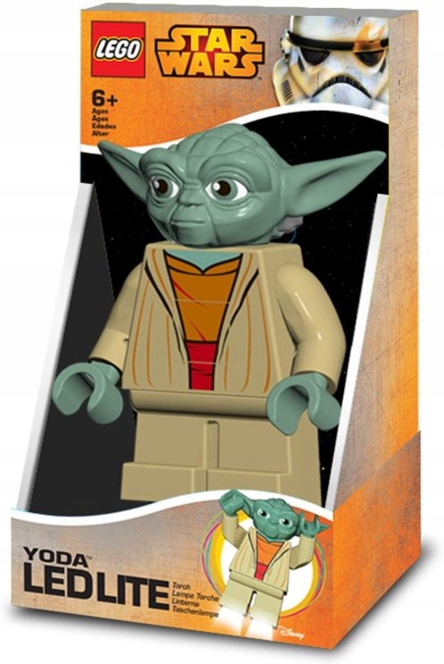 LEGO STAR WARS FIGURKA YODA LATARKA LED