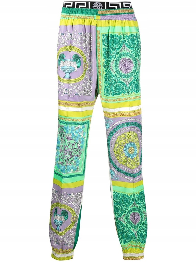 VERSACE MĘŻCZYZN FIOLETOWY JOGGERS 46 IT