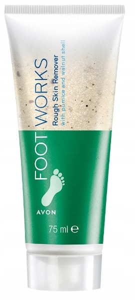 AVON Foot Works Złuszczający peeling scrub do stwardniałej skóry stóp nóg
