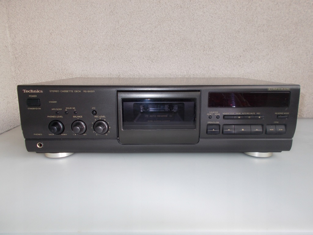 Technics RS-BX501, Dolby B,C, Auto-Reverse , auto-kalibracja , sprawny