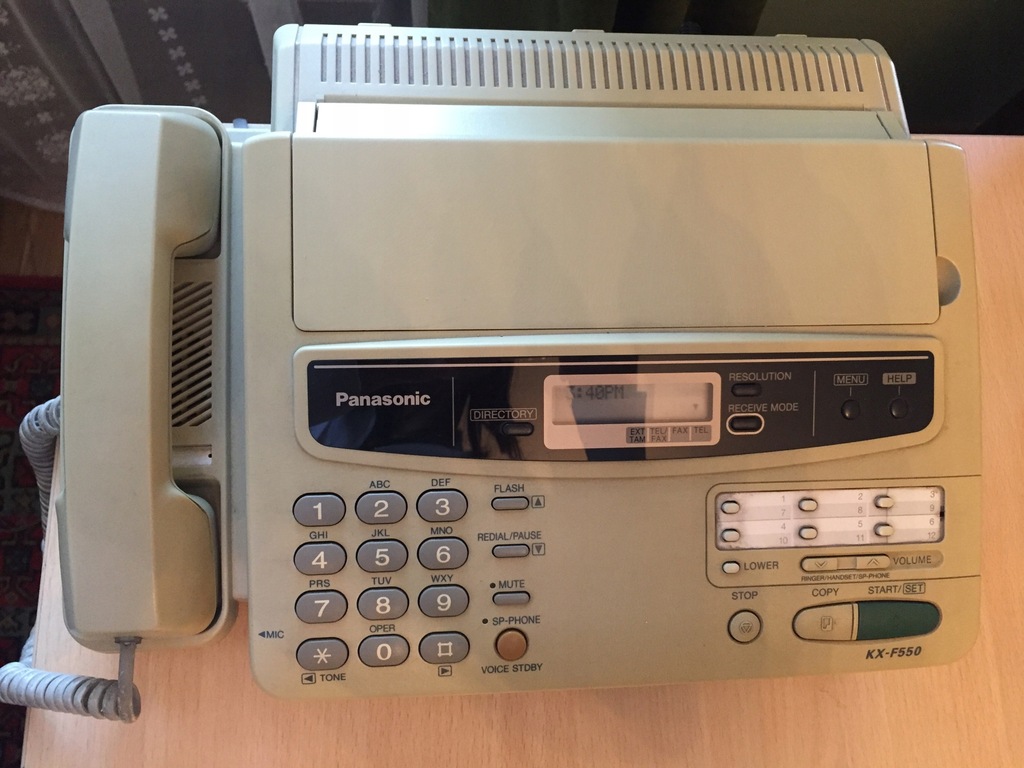 Panasonic KX-F550 telefax z cyfrową sekretarką