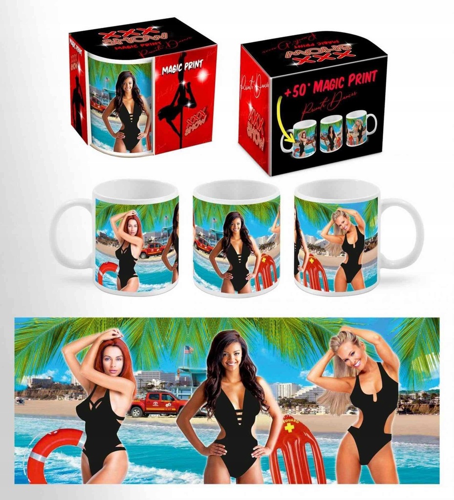 XXX SHOW - kubek Boss 300 ml - Ratowniczki