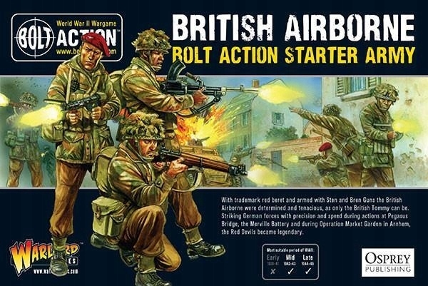 BOLT ACTION British Airborne Starter Army / Piechota / World War II