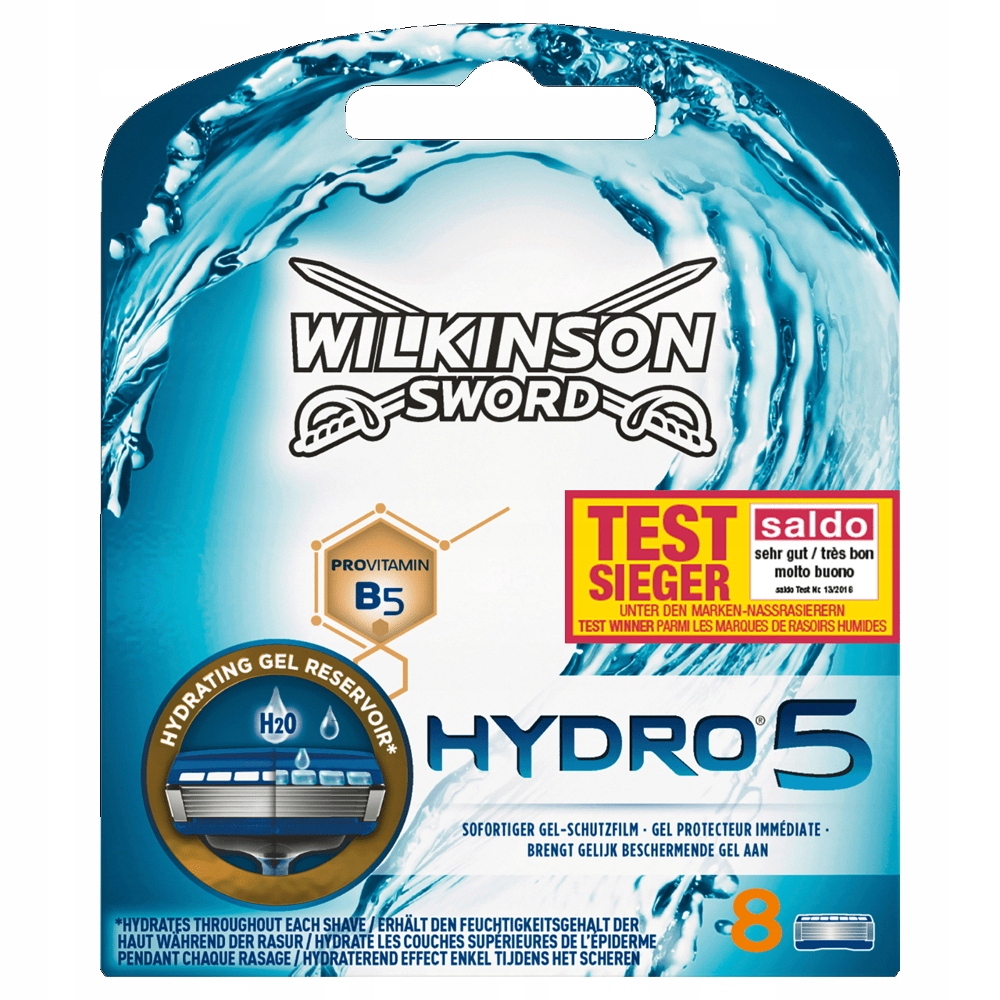 Wilkinson Hydro 5 wkłady ostrza nożyki x8