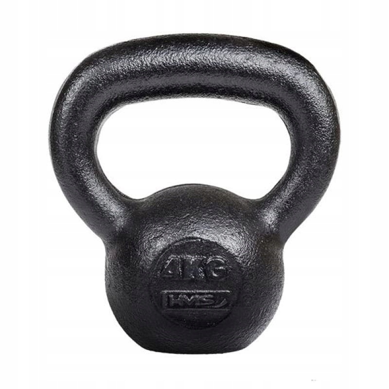 KETTLEBELL ŻELIWNY HMS 4kg HANTLA ŻELIWNA KETTLE