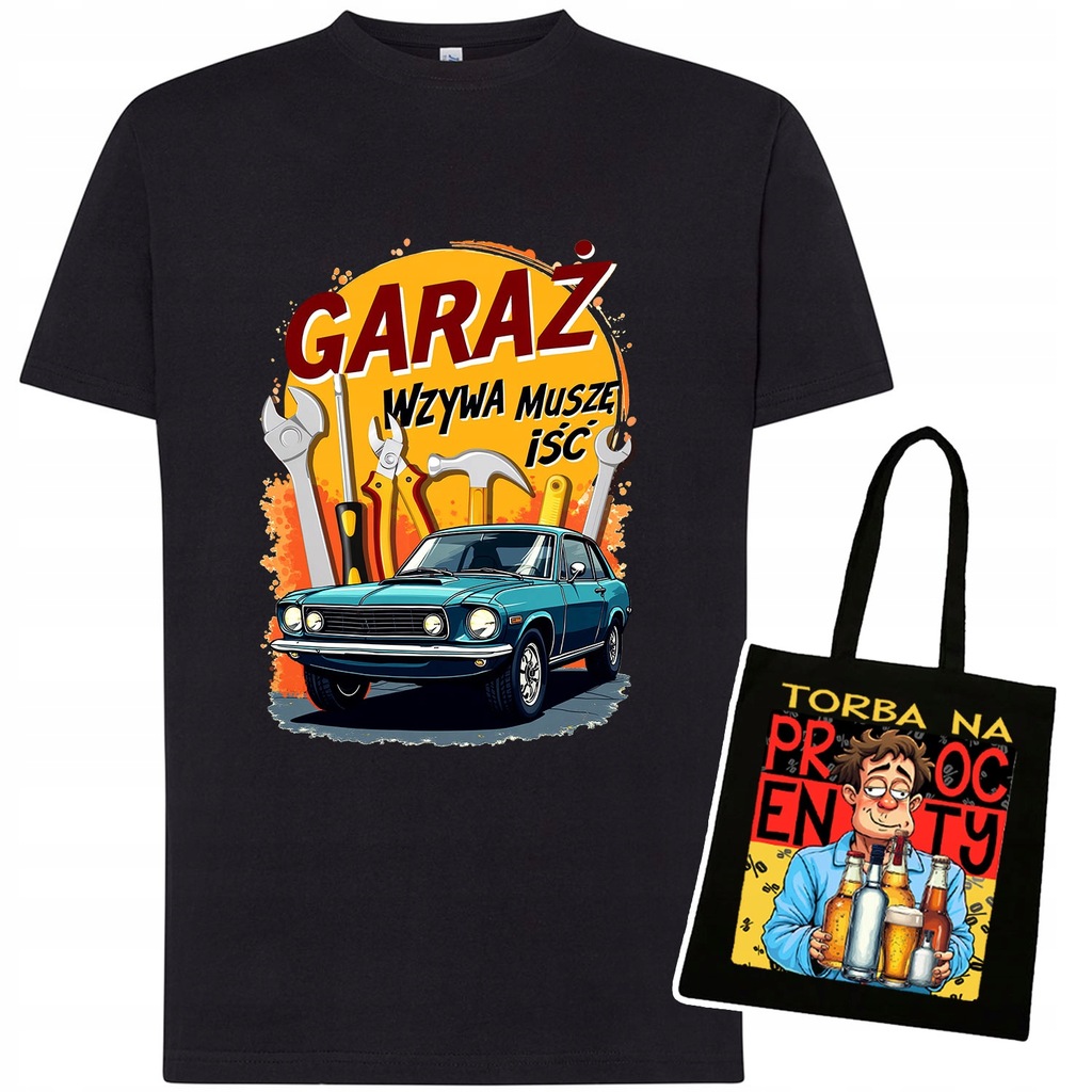 KOSZULKA MĘSKA T-SHIRT ŚMIESZNY PREZENT DLA MECHANIKA KOLEGI
