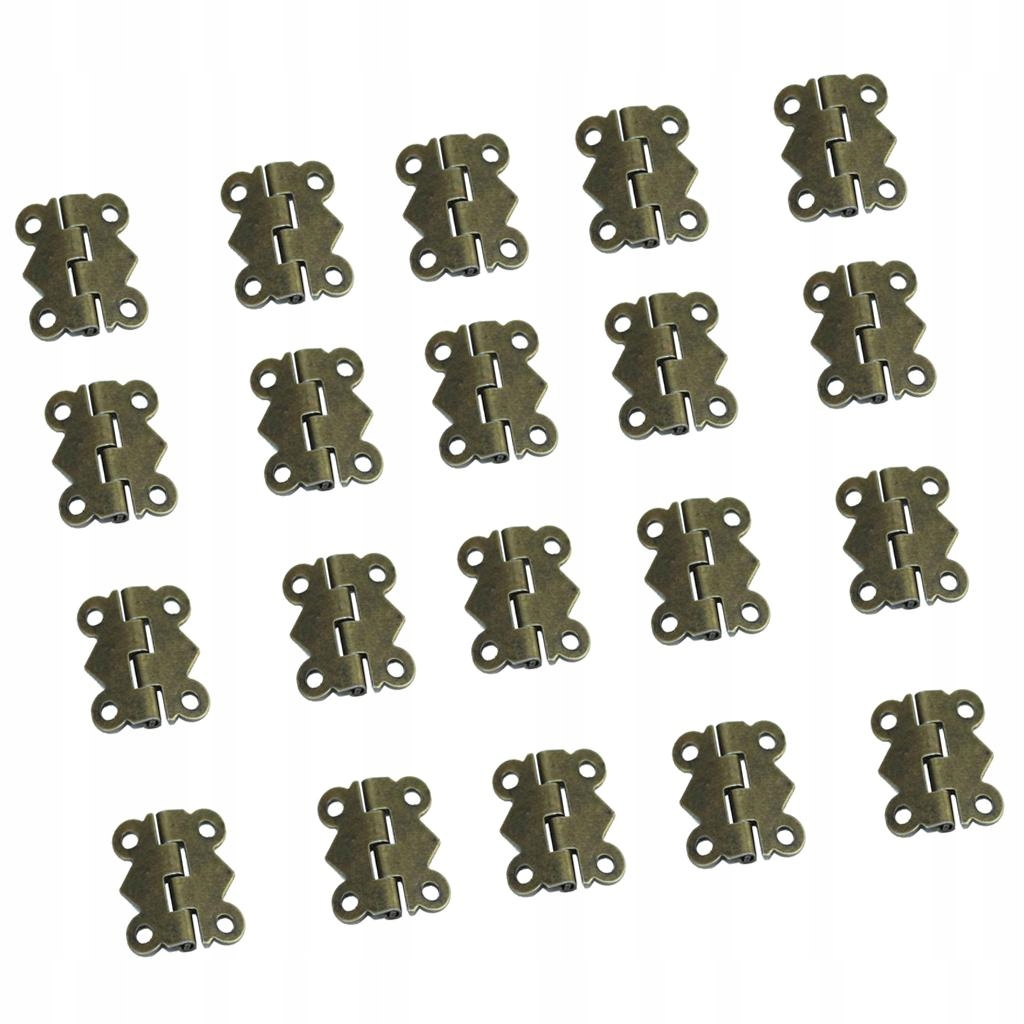 20 Pieces erfly Chrome Door Cabinet Hinges with Screws 16*20mm Bronze