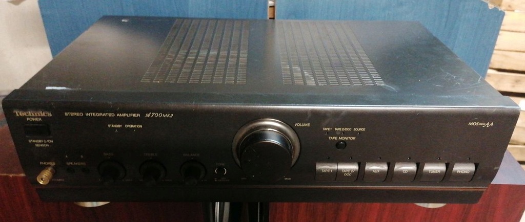 SU-A700MK2 Technics wzmacniacz brak dźwięku