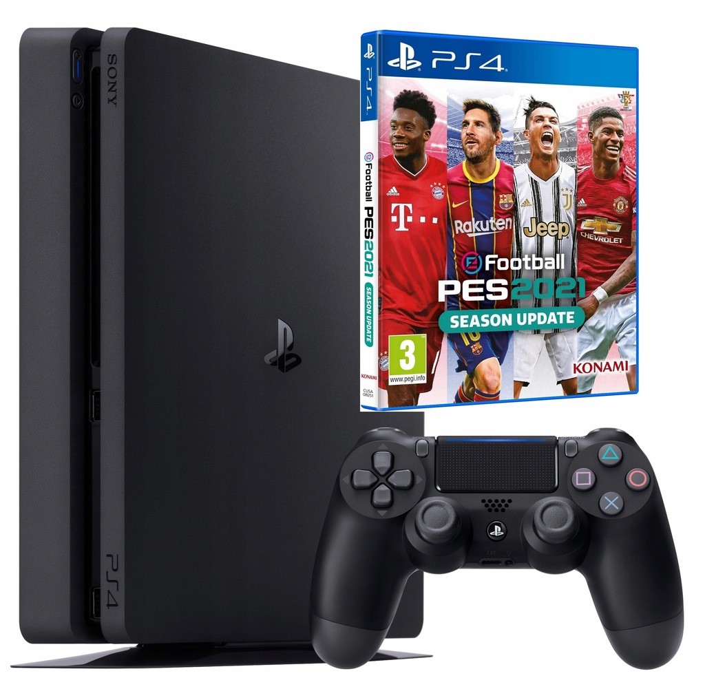 Konsola PlayStation 4 500GB + PES 2021+ Pad V2