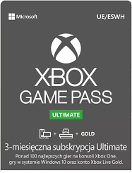 Xbox Live Gold 90 dni + Game Pass ULTIMATE 90 dni