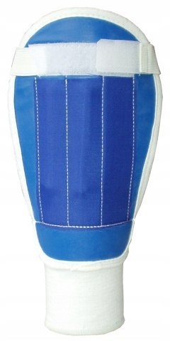Ochraniacze Piłkarskie Tekstylne ACRA - Niebieskie Rozmiar S