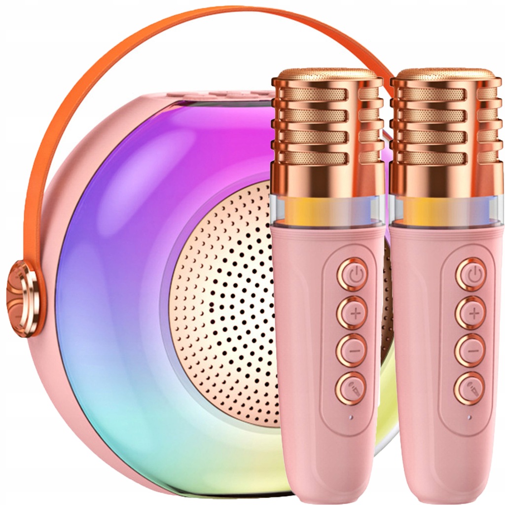 MIKROFON DLA DZIECI ZESTAW KARAOKE BEZPRZEWODOWY GŁOŚNIK BLUETOOTH 2