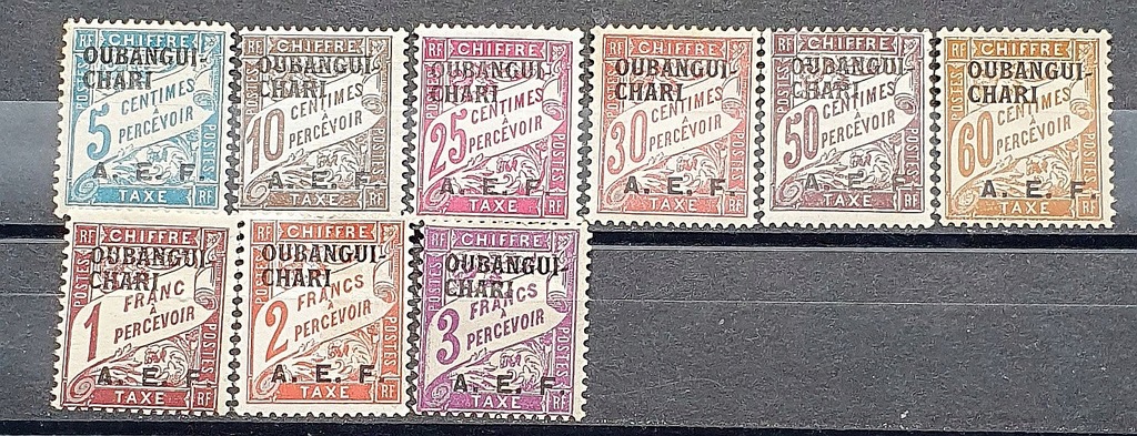 KOLONIE FRANCUSKIE OUBANGUI CHARI * 1928 PORTO