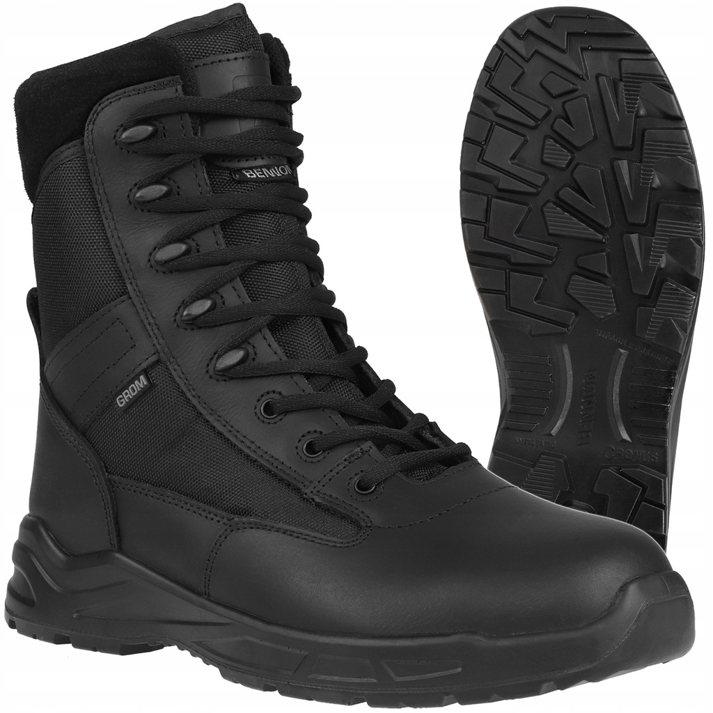 BUTY WOJSKOWE TAKTYCZNE SKÓRA BENNON GROM II OCHRONA MOCNE MUNDUROWE 36
