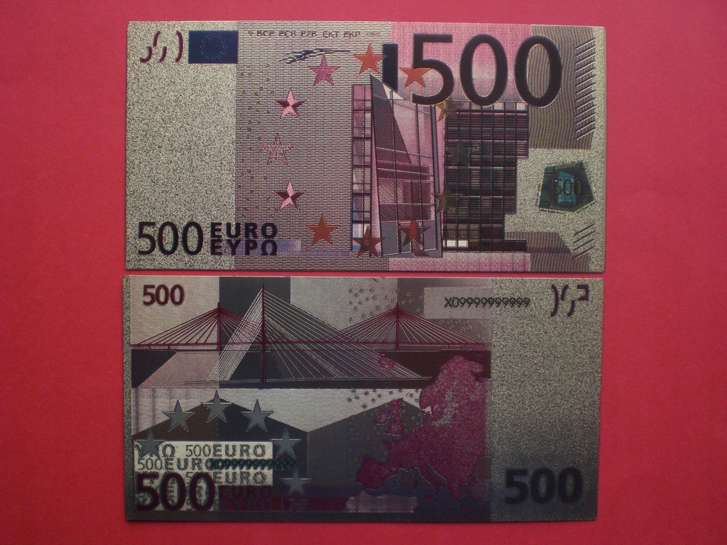 BANKNOT KOLEKCJONERSKI - 500 EURO