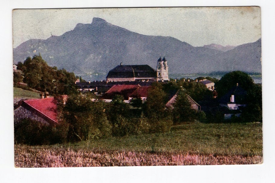 Austria Mondsee pocztówka 1924