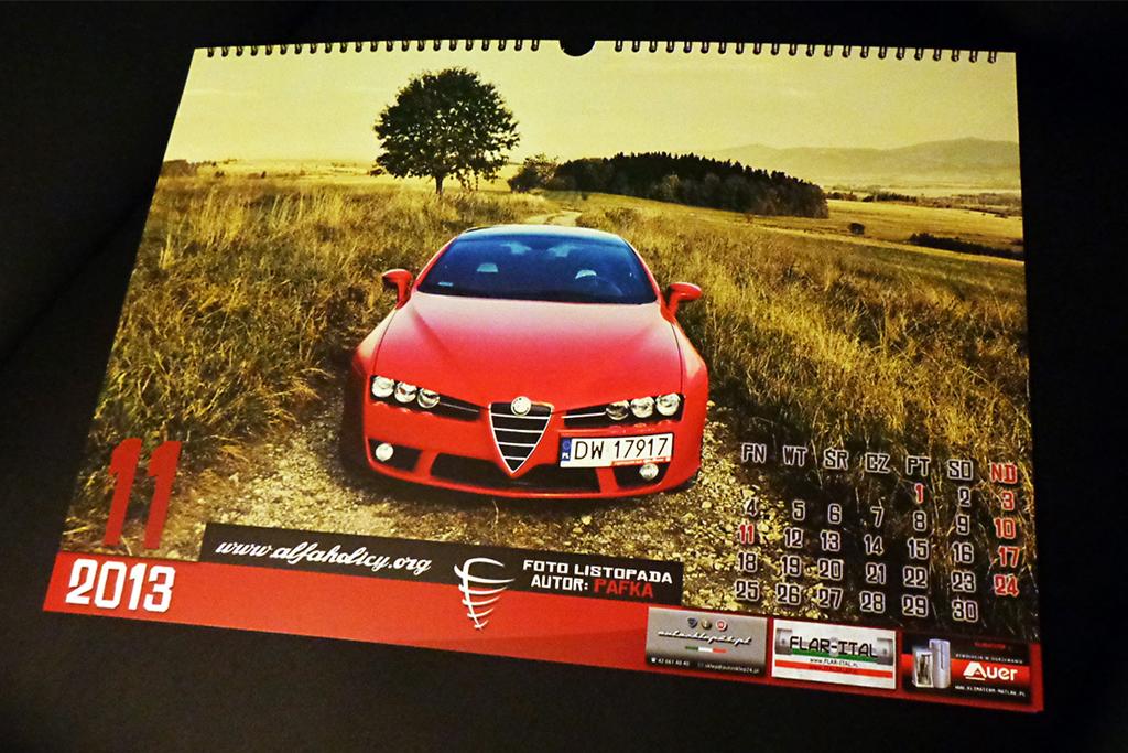 Kalendarz klubu Alfaholicy 2013