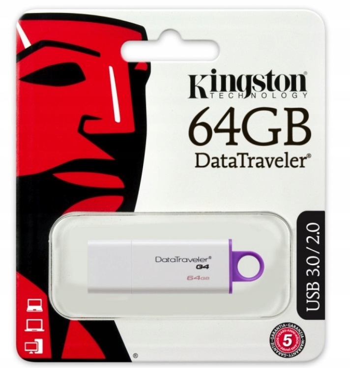 KINGSTON PENDRIVE PAMIĘĆ DTIG4 USB 3.0 64 GB