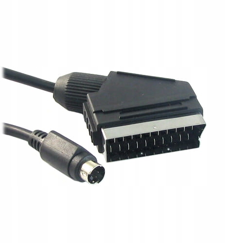 Kabel złącze SCART (EURO) na wtyk SVHS 4pin 15m