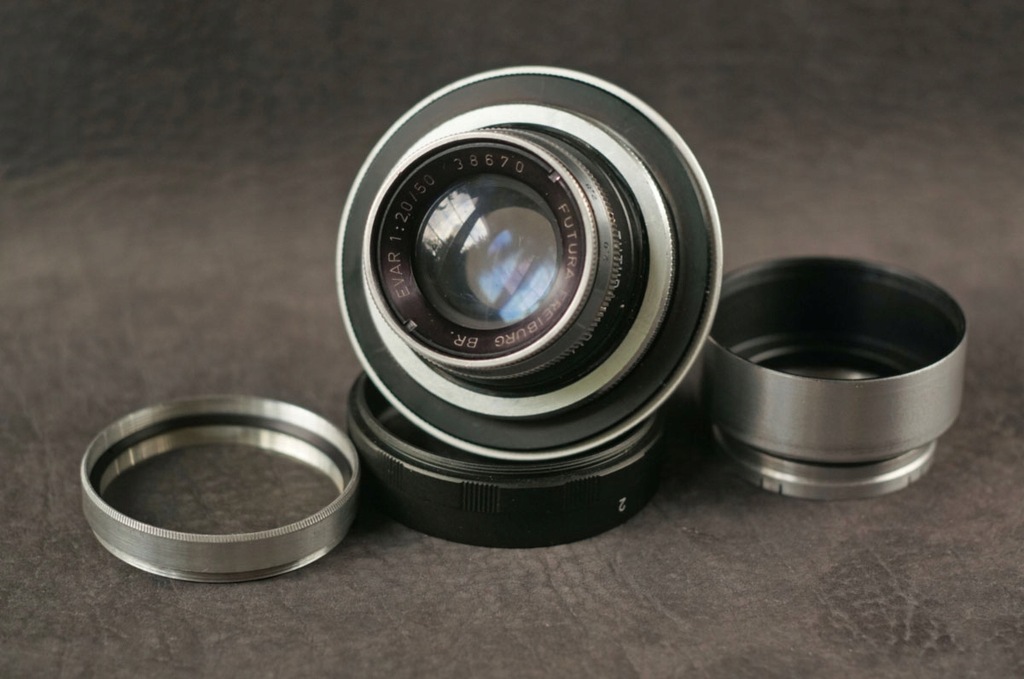 Futura-S Camera with 50mm f2 Futura-Evar Lens | Blue Moon
