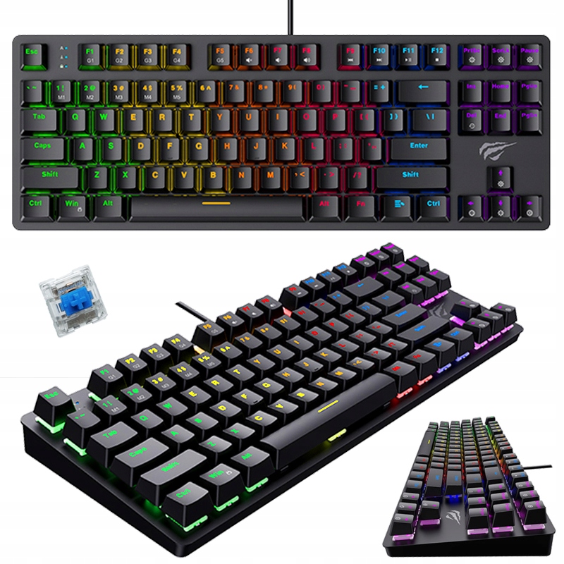 Купить МЕХАНИЧЕСКАЯ ИГРОВАЯ КЛАВИАТУРА С RGB ПОДСВЕТКОЙ: отзывы, фото, характеристики в интерне-магазине Aredi.ru