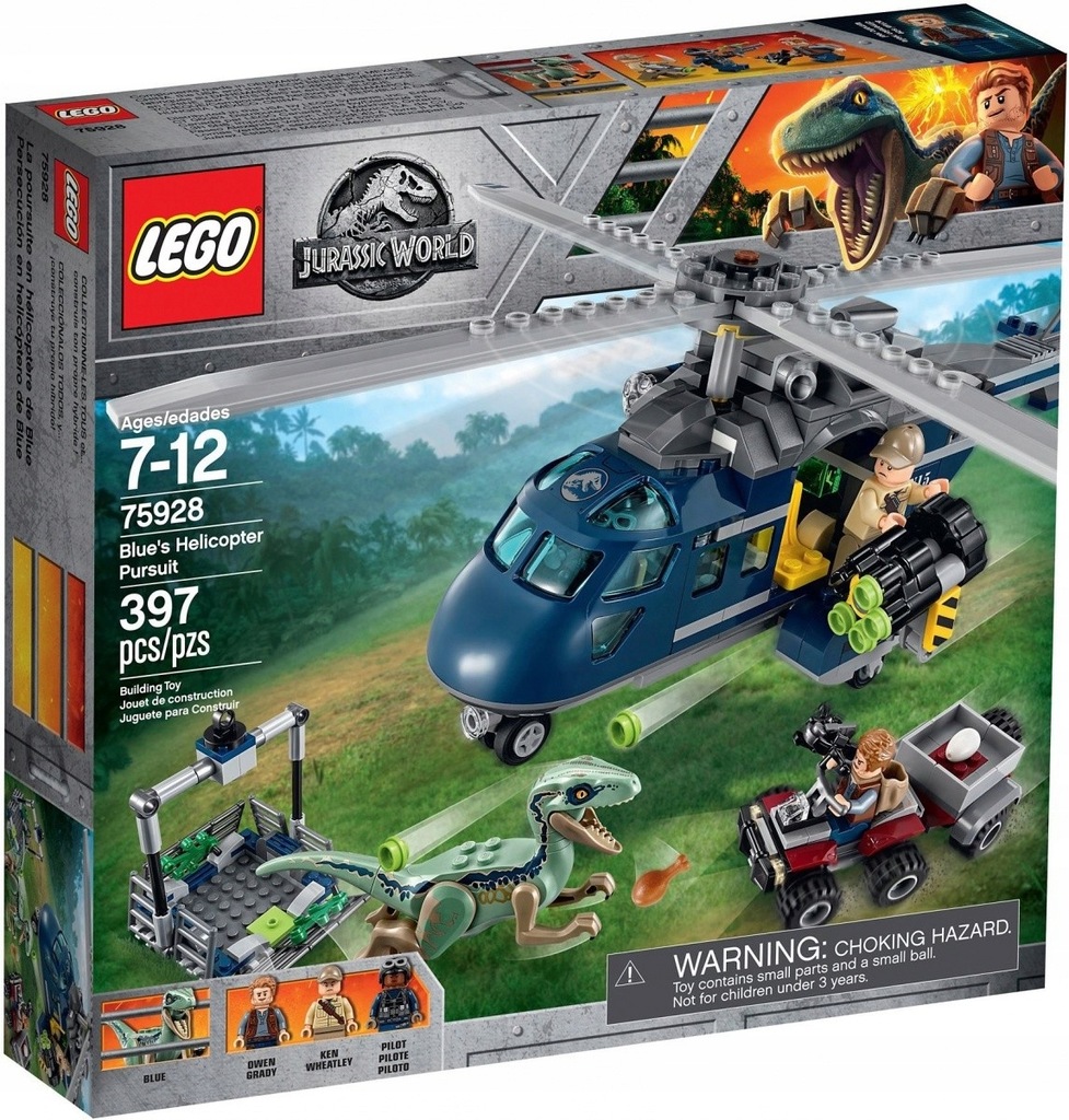 LEGO Jurrasic World 75928 Pościg za śmigłowcem