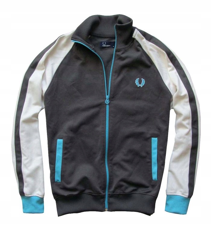 FRED PERRY OLDSCHOOL TRACK * ROZPINANA BLUZA * M
