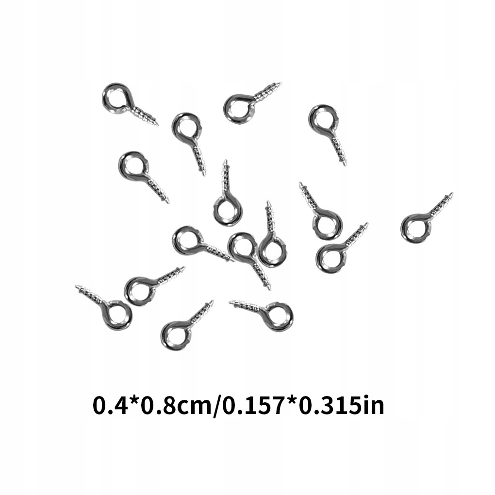 Opis:Dzięki 100 szt. zakręcane oczka mogą