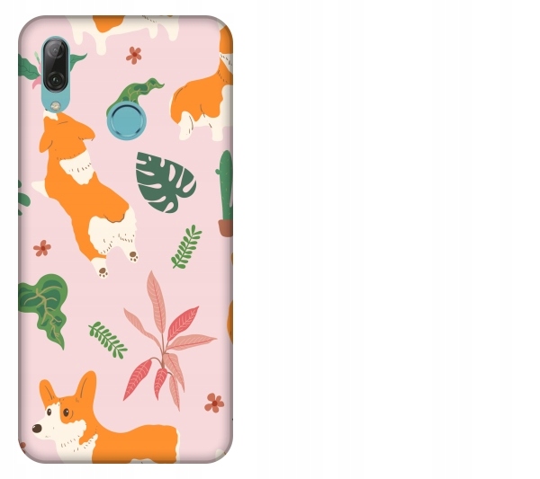 Etui pokrowiec Huawei P Smart 2019 Corgi pies