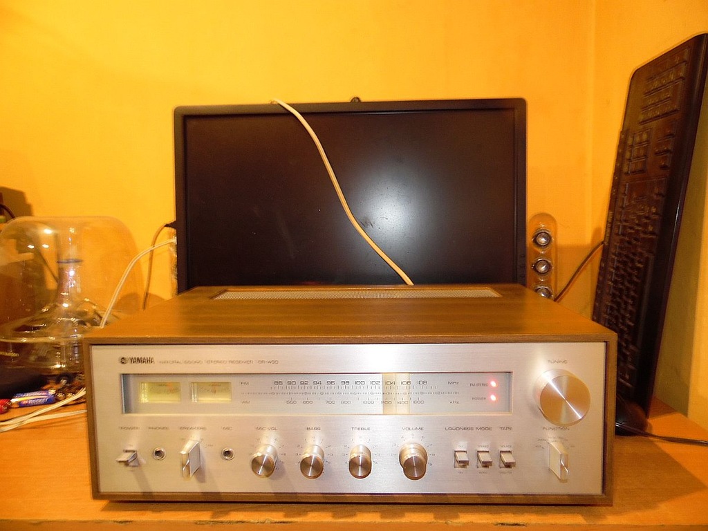 ヤマハ　CR-400　訳あり Amplituner Yamaha CR-400 Natural Sound Vintage Top