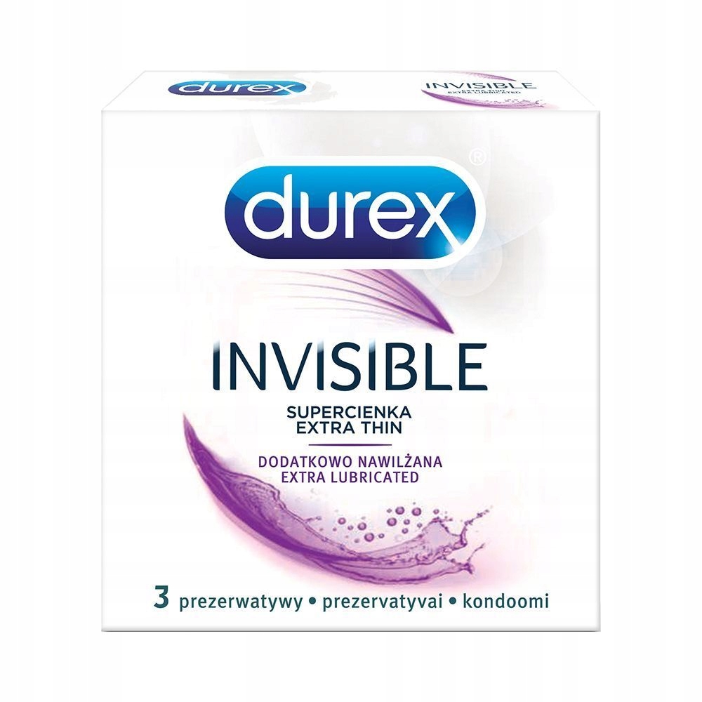 Durex Invisible Prezerwatywy 3 sztuki