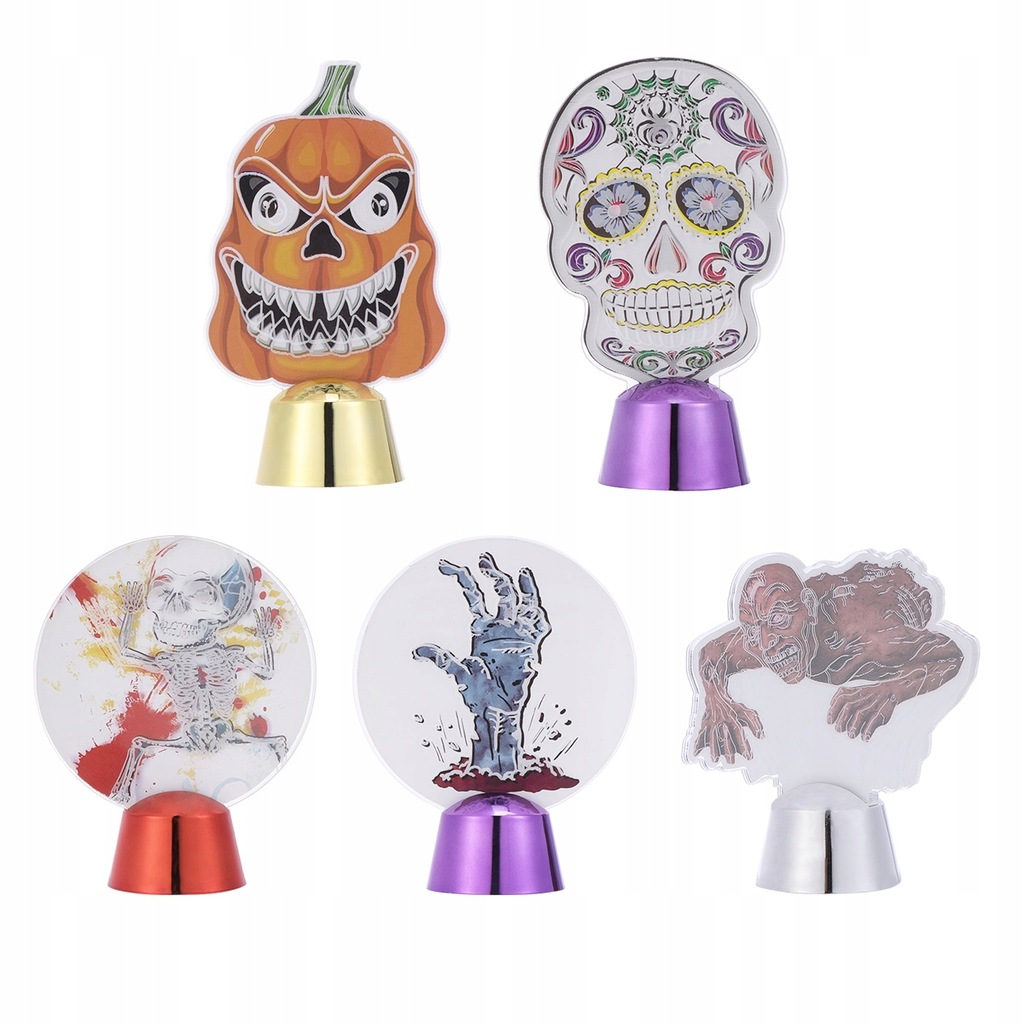 2 sztuk Halloween Scarry Night Light Dekoracyjna l